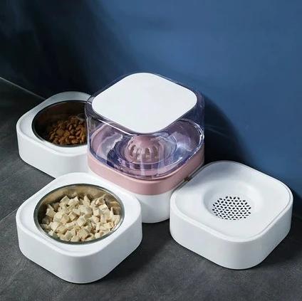 Kimpets Multi Bowl: Alimento e Água para Cães e Gatos com Grande Capacidade, Ideal para Ração Seca e Molhada