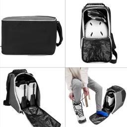 Portátil botas de neve de esqui no gelo saco acessórios profissional sapatos de patinação saco de armazenamento unisex antiderrapante para capacete de esqui óculos luvas - Image 6