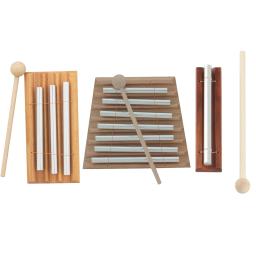 1/3/7 tons sinos de vento mesa meditação carrilhão de vento de madeira com malho crianças brinquedos musicais educativos instrumento de percussão - Image 1