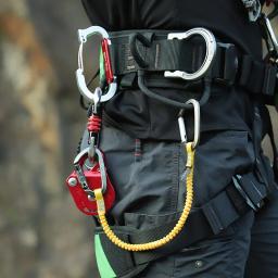 Xinda escalada anti-perda corda elástica estilingue ferramenta de alta altitude anti-queda corda retrátil pendurado fivela miss corda - Image 3