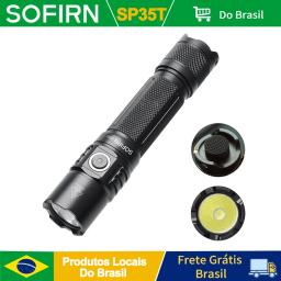 Sofirn sp35t 3800lm tático 21700 lanterna poderosa luz led usb c recarregável tocha com interruptor duplo indicador de alimentação atr - Image 1