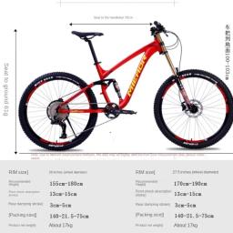 Wolface 26/27.5 Polegada velocidade downhill mountain bike liga de alumínio cauda macia freio óleo dupla absorção choque mountain bike 2024 - Image 2