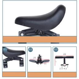 Assento de bicicleta infantil montado frontal com pedal de guidão, assento de segurança para crianças, mtb, ciclismo de estrada, cadeira de bebê - Image 5