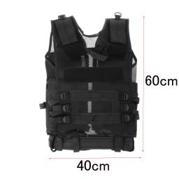 Leve colete tático militar respirável, resistente, suporte de coldre, colete de treinamento de combate ajustável para adultos - Image 6