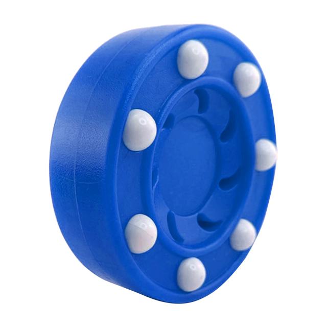 Treinamento Eficiente com Disco de Hóquei em Patins - Equipamento Durável e Oficial, Tamanho 7.5x2.5cm, Sonda Vermelha