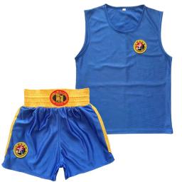 MMA Boxe Shorts e T-Shirt Set, Artes Marciais Colete, Ginásio Vestuário, Shorts Boxe, Basquete, Kickboxing, Sanda Sport Jersey, Calças Curtas - Image 1