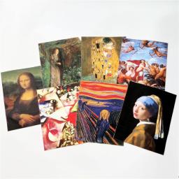 1pcs20x25cm mundialmente famoso pintura a óleo campo de trigo retalhos tecidos de lona de algodão diy material de costura artesanato bordado - Image 5