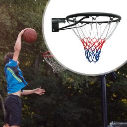 Basquete com Net, Profissional Wall Mounted, Double Spring Basketball Rim, Indoor e Outdoor Sport Games - Image 3