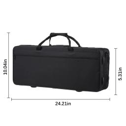 Mochila acolchoada para saxofone, bolsa de espuma acolchoada, tecido interno não tecido, alça de ombro ajustável - Image 6