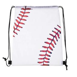 Mochila impermeável Softball, Saco De Cordão Durável, Capacidade Mochila, Mochila De Beisebol Goodie para Esportes, Desgaste portátil - Image 3