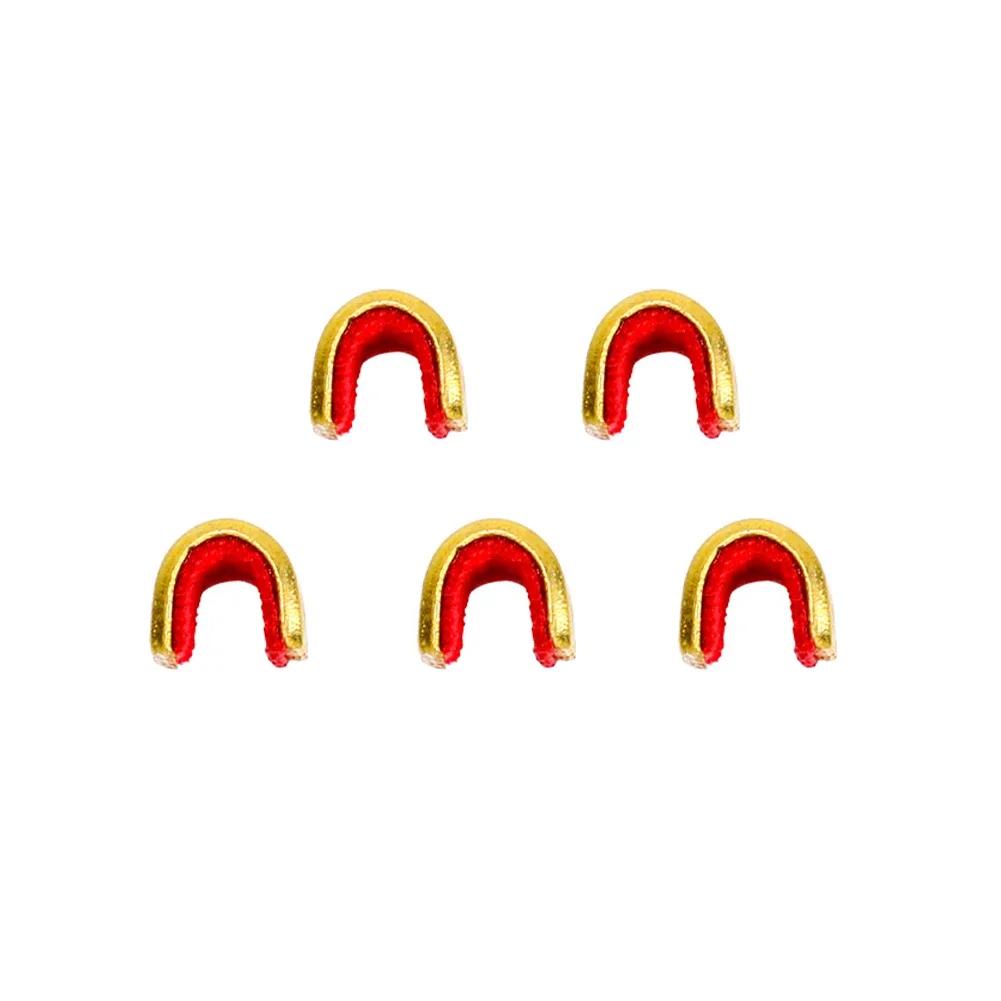 5 pçs tiro com arco flecha arco cordas fivela clipe de cobre nocking ponto arco corda posição ferramenta tiro seta acessórios - Image 1