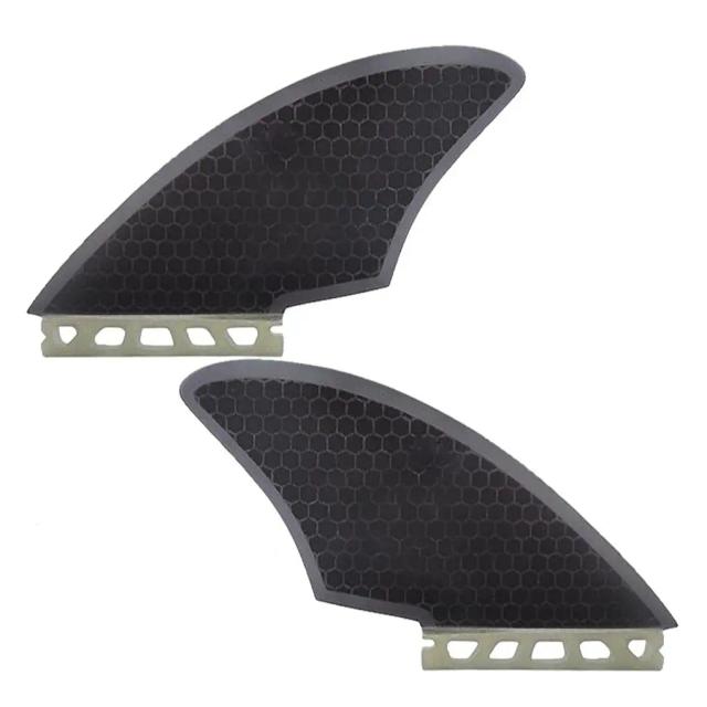 Barbatanas de Surf em Fibra de Vidro para Peixes Gêmeos - Acessório Ideal para Pranchas de Surf