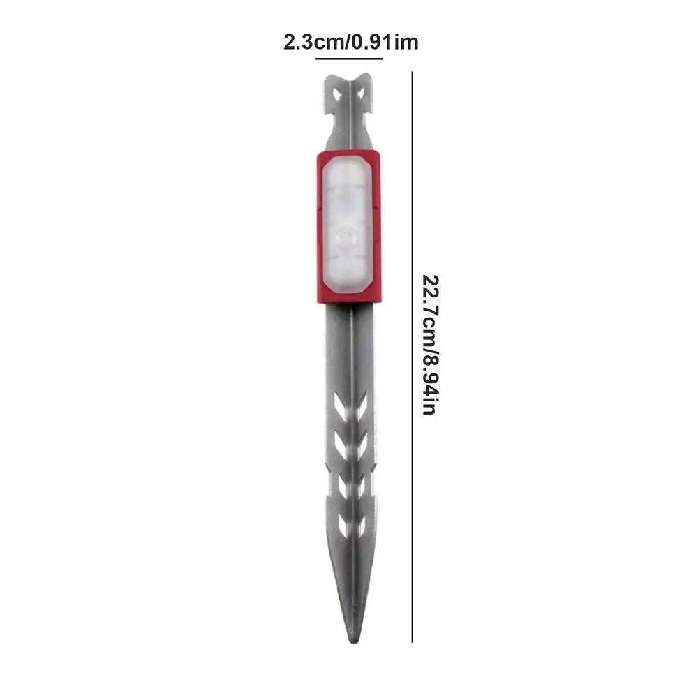 Tent Pegs com luzes LED, dossel, Stakes prego, luzes à terra, toldo, rede, Camping Acessórios, 6 pcs, 4 pcs, 1 pc - Image 1