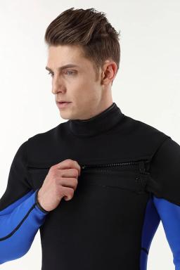 Roupa de mergulho com zíper frontal masculina, roupa de banho de neoprene de 3mm para mergulho, mantém o calor profissional, roupa de mergulho - Image 6
