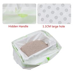 Forro de caixa de areia fácil de limpar Limpeza rápida para caixas de areia para gatos ExtraThicken - Image 5