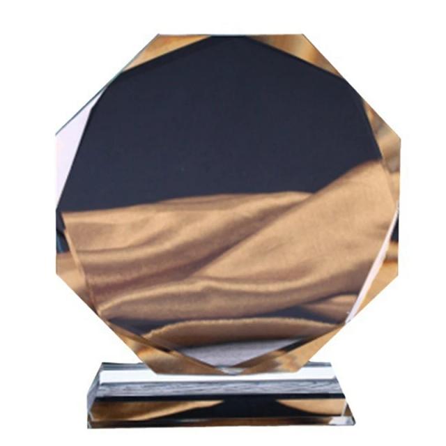 Troféu de Cristal Personalizado para Graduação - Medalhas em Branco para Premiação Comemorativa e Empresarial