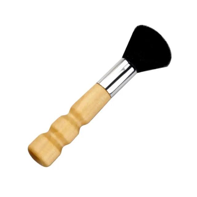 Escova de Pó para Guitarra com Cabo de Madeira - Limpeza Eficiente para Cordas e Instrumentos Musicais com Cerdas Suaves