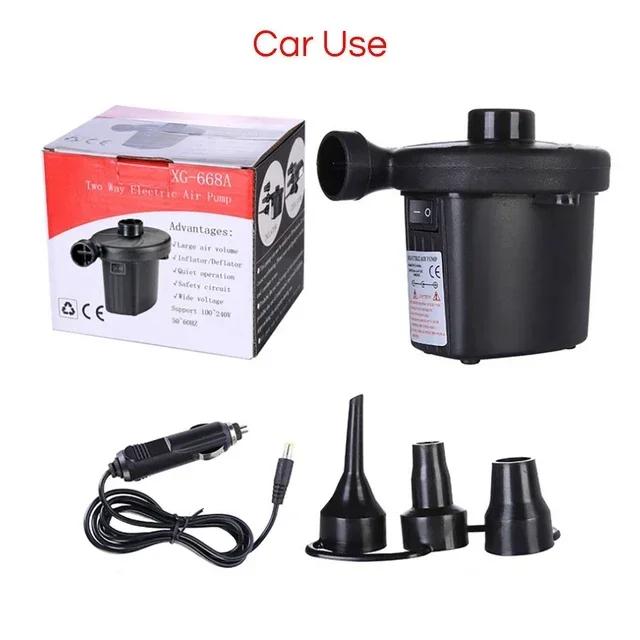 Bomba inflável elétrica mini almofada de ar portátil bomba acampamento enchimento rápido colchão piscina ventilador enchimento ar injector - Image 1