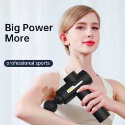 Pistola de Massagem Muscular Portátil, Tecido Profundo, Portátil, Elétrico, Silencioso, Percussão, 99 Velocidade, Ajustável, Corpo Profissional - Image 3