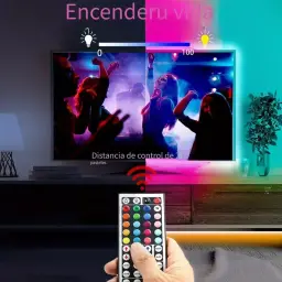 Fita LED com sincronização de música para festa em casa, RGB, SMD, 5050, mudança de cor, fita, Bluetooth, USB ,5V,1m-20m - Image 4