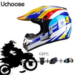 Capacete de proteção facial completo para adultos e crianças, motocross, motocicleta, moto, bicicleta, corrida, esportes, off-road, patinete, quadriciclo, adulto, mulheres, presente grátis - Image 6