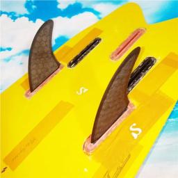 BiLong Futures Twin Fins, X Grande-Pretas de prancha, quilha Fin, desempenho de construção, Core Quilhas Surf Fin, 2 pcs Set - Image 4