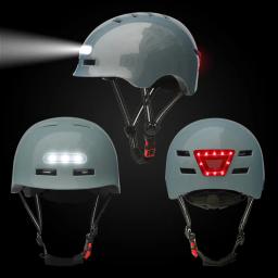 2022 nova bicicleta ciclismo capacete inteligente led luz da cauda bicicleta adulto bicicleta elétrica mtb estrada scooter para esporte urbano capacete das mulheres dos homens - Image 1