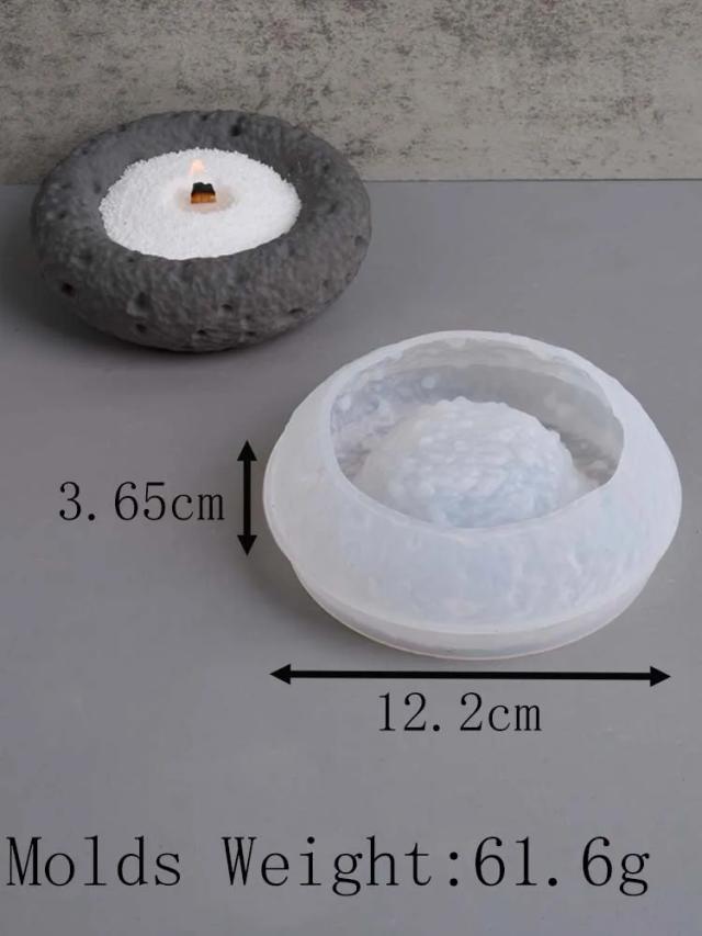 Molde de Silicone Diy Cobra para Vela, Castiçal, Vaso, Concreto e Resina
