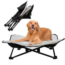 Impermeável elevada dobrável Pet Bed, Berço portátil para Indoor e Outdoor Viajar Camping, Cama de acampamento resistente ao desgaste, Cadeira - Image 1
