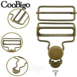 6 conjuntos de fivelas de macacão de metal com fivela deslizante ajustável e botões, fecho de suspensório, calças babadores diy, acessórios de costura - Image 4