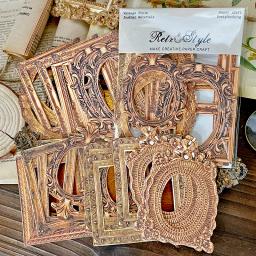 Panalisa-Kit De Coleção De Cortes De Papel Grosso, Peças De Moldura Vintage, Planejador De Scrapbooking, Fabricação De Cartões, Projeto De Diário, 30 Unidades - Image 3