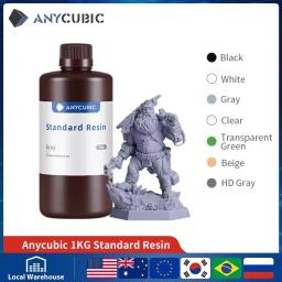 Anycúbico 405nm resina uv padrão para impressora 3d lcd para photon mono 7 pro materiais de impressão 3d resina fotossensível - Image 1