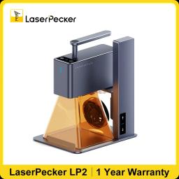 Máquina de Gravação Laser Laserpecker, Mini Gravador Portátil para Carpintaria, Couro de Papel DIY, LP2, Bluetooth 5.0, 5W, 2K - Image 1
