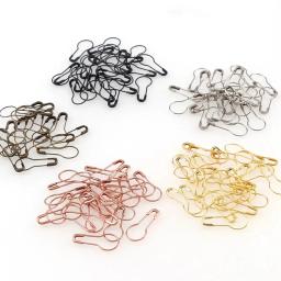 Alfinetes de segurança em forma de broche em forma de pêra, clipes de metal para tricô, tag, hangtag, artesanato, diy, 100pcs - Image 3