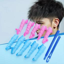 Ferramenta mágica de modelador de cabelo ondulado, sem calor, textura masculina, barra de rolamento automática, modelador de cabelo, ferro, ferramentas de texturização de cabelo - Image 3