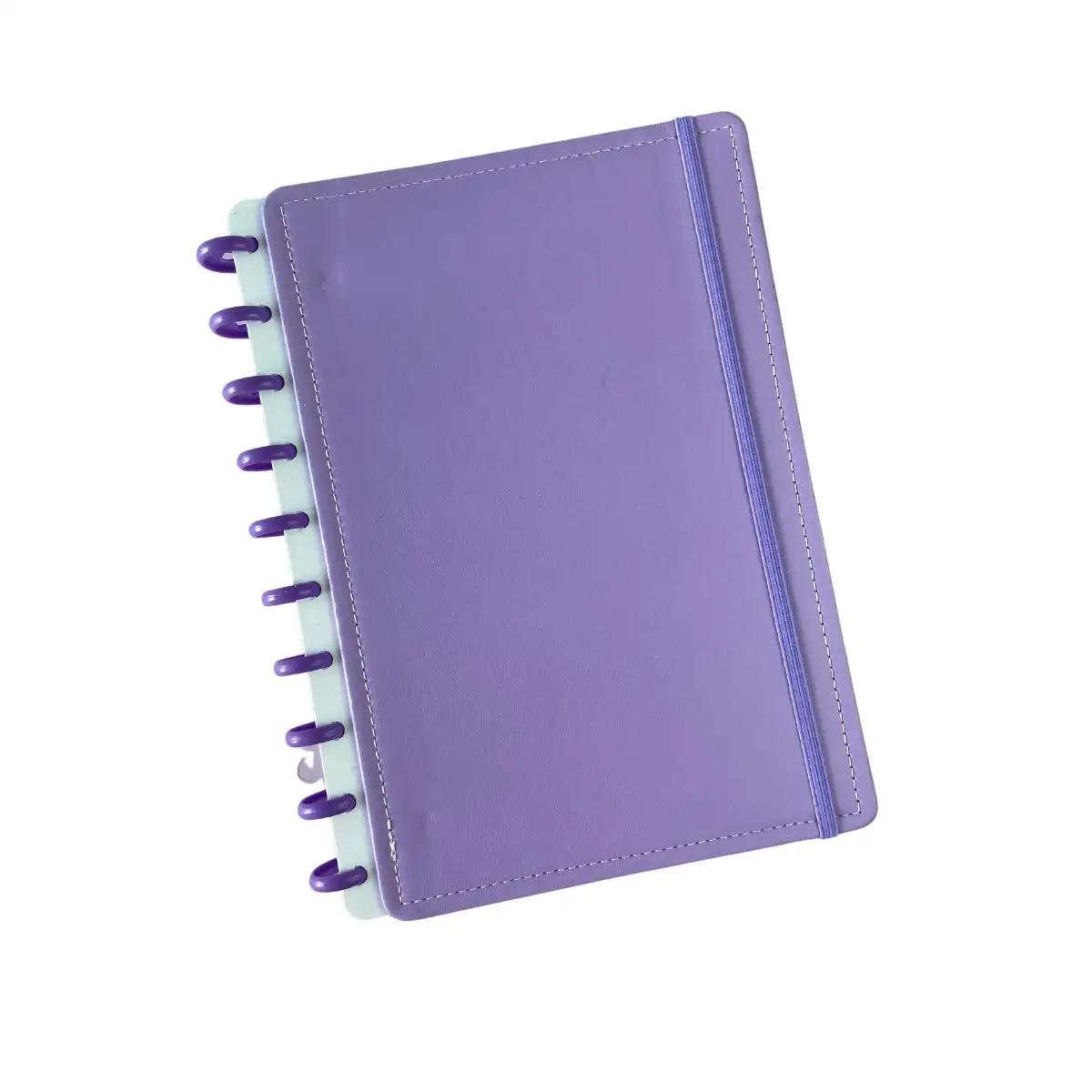 Caderno de Disco Sistema Inteligente Grande Roxo - Image 1