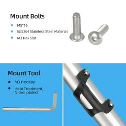 Suporte de suporte de bicicleta, W Hook Loop Strap, Fixação Bike Inflator Stand Rack, 20-28mm Bomba Dia - Image 4