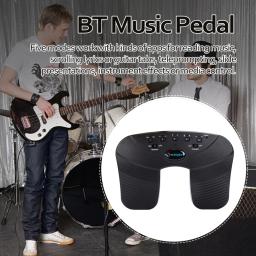 BT Page Turner Wireless Music Pedal, Recarregável, Folha Lançando, Acessórios para Instrumentos Musicais, Guitarra, Violino, Piano - Image 1