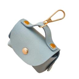 Suporte para saco cocô animal estimação, à prova d'água, pu, dispensador saco cocô cachorro, caminhada ar - Image 3