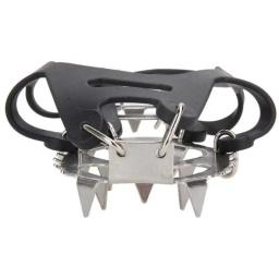 Antiderrapante Manganês Aço Sapato Cobre, 18 Dentes Escalada Crampons para Outdoor Inverno Caminhada Gelo Pesca Neve Sapatos - Image 3