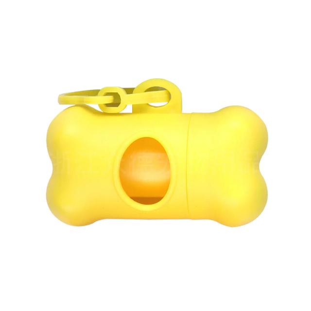 Dispensador de Sacos Descartáveis para Resíduos de Cães em Forma de Osso - Prático Transportador para Eliminação de Fezes, 1 Unidade