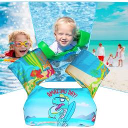 Crianças Natação Flutuadores Anel Cartoon Swim Flutuante Braçadeiras Bóia Bonito Piscina Float Anéis para Crianças Crianças para Bebê Criança Braço Float - Image 4