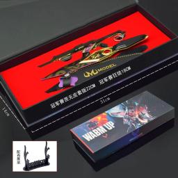 Metal Kunai Vandal Modelo Keychain, Valorant Campeões, Balisong, Uncut, Facas, Karambit Brinquedos, Nova Caixa de Presente, 2023, 2pcs - Image 3