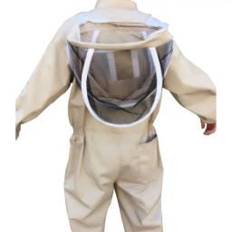 Terno de apicultura profissional com luva de couro, Abelha ventilada de corpo inteiro, Roupa de proteção, Roupa de segurança agrícola - Image 3