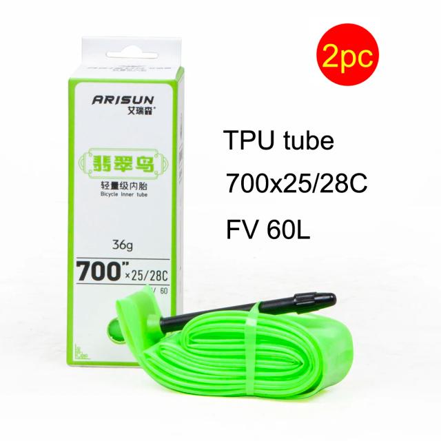 Chaoyang Tubo Interno de Bicicleta 700c x 23-45c Válvula Schrader/Presta 2 peças