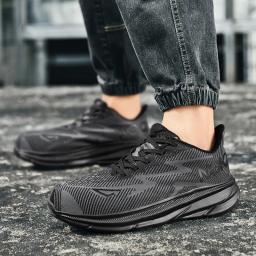 Sapatos de segurança leves homens tênis de dedo do pé de aço anti-facada anti-esmagamento botas de segurança de trabalho moda homem sapatos de trabalho calçados de proteção - Image 5