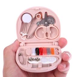 Mini Box De Costura Portátil, Conjunto De Costura, Estojo De Armazenamento De Agulha, Botões, Pins Storage Box, Acessórios Para Ferramentas De Costura, 7x6.5cm, 1 Conjunto - Image 5
