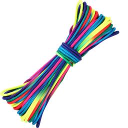 Cabo De Corda Do Arco-íris para Pulseira Paracord, Presente Artesanal, Cordão, Varal, Acessórios De Artesanato De DIY, Núcleo De Um Fio, Dia, 3mm - Image 5