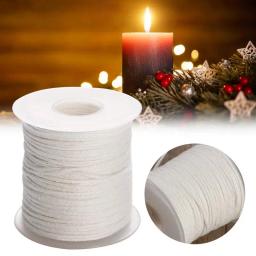 M-Pavio De Vela De Algodão Branco, Tecido, DIY, Material De Fabricação De Vela Artesanal, Velas De Arte, Acessórios Pré-Encerados, Decoração - Image 5