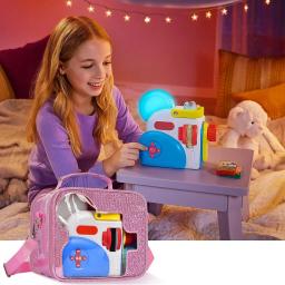 Bolsa para Little Tikes Story Dream Machine Books Starter Set, armazenamento de projetor de brinquedos para crianças com brilho flash e transparente - Image 6